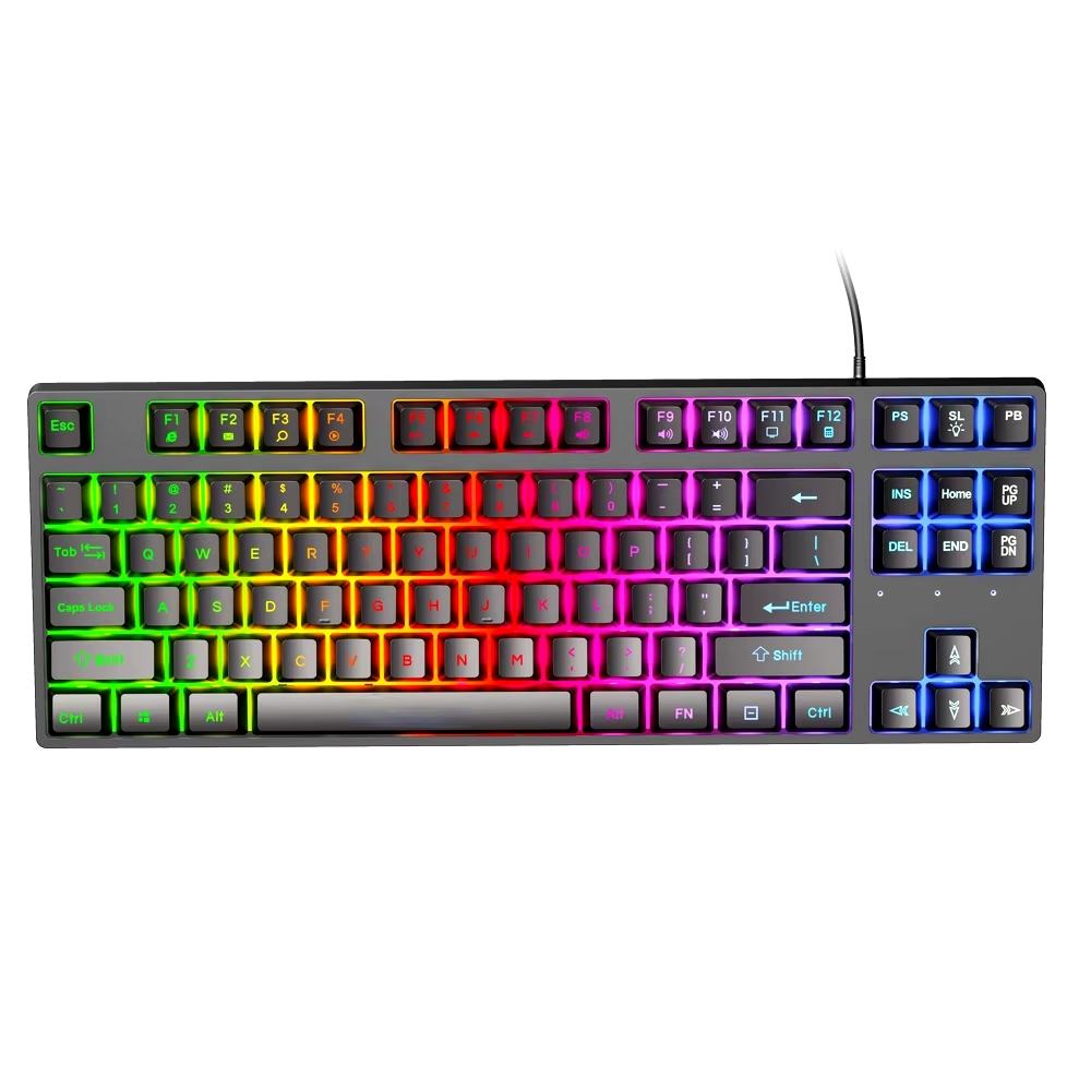 Wired Punk-Style Gaming Keyboard with Backlight